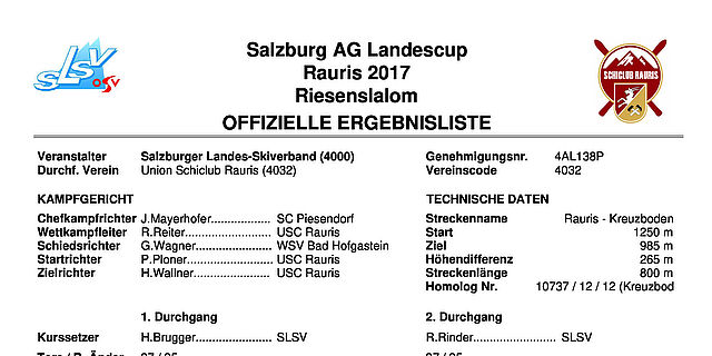 Salzburg AG Landescup RTL Rauris