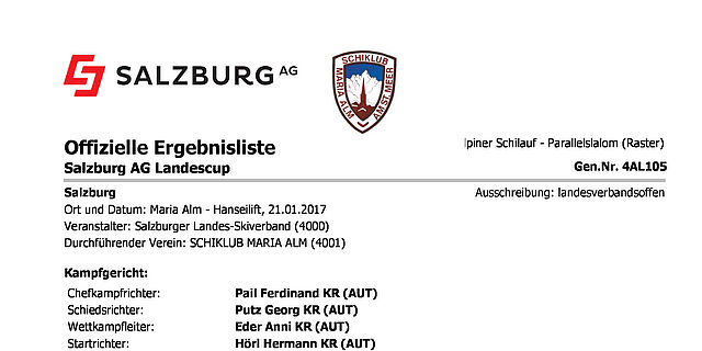 Salzburg AG Landescup PSL Maria Alm