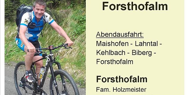 MTB Tour Forsthofalm