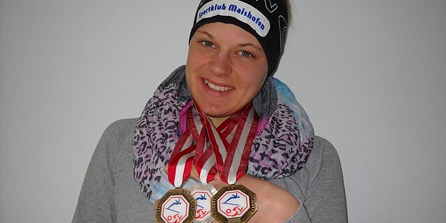 2 x Bronze u. 1x Silber für Julia Pfennich bei den ÖM