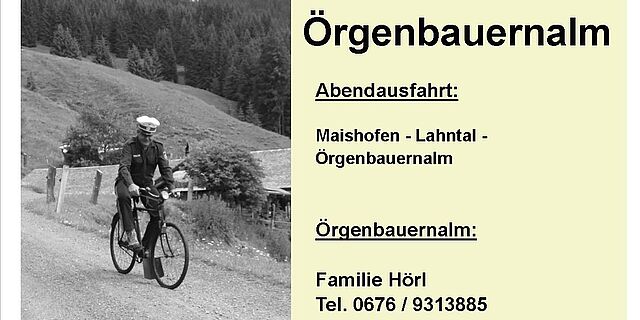 MTB-Tour Örgenbauernalm