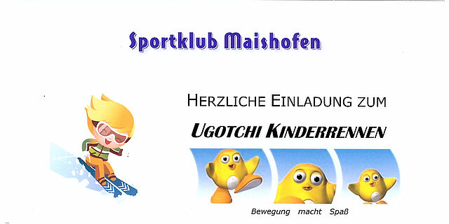 Ugotchi Kinderrennen für Kindergartenkinder