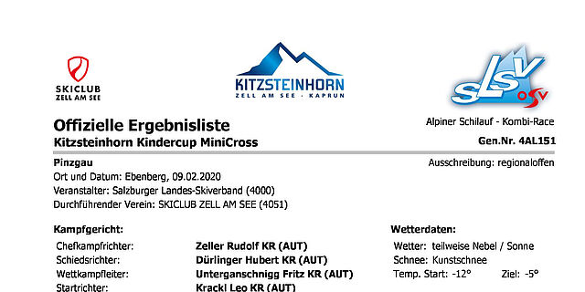 Kitzsteinhorn Kindercup MiniCross Zell am See 