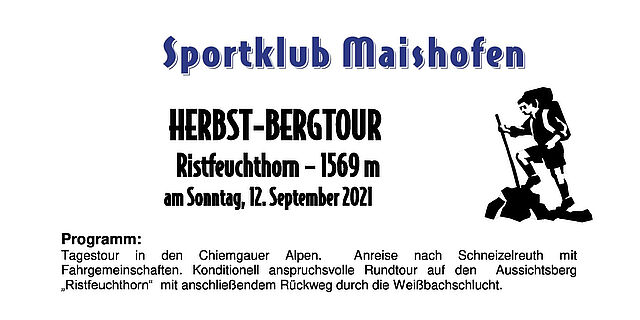 Herbstbergtour Ristfeuchthorn 